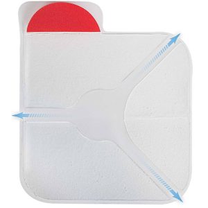 Alternative view of Hyfin Vent Chest Seal, 6" x 6", Twin Pack