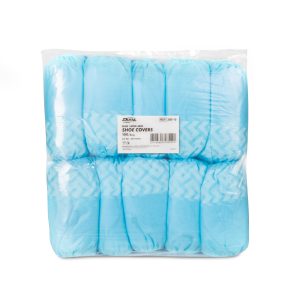 Alternative view of Shoe Covers, Non-Skid, Blue, Dukal (350-10), 100/Bag