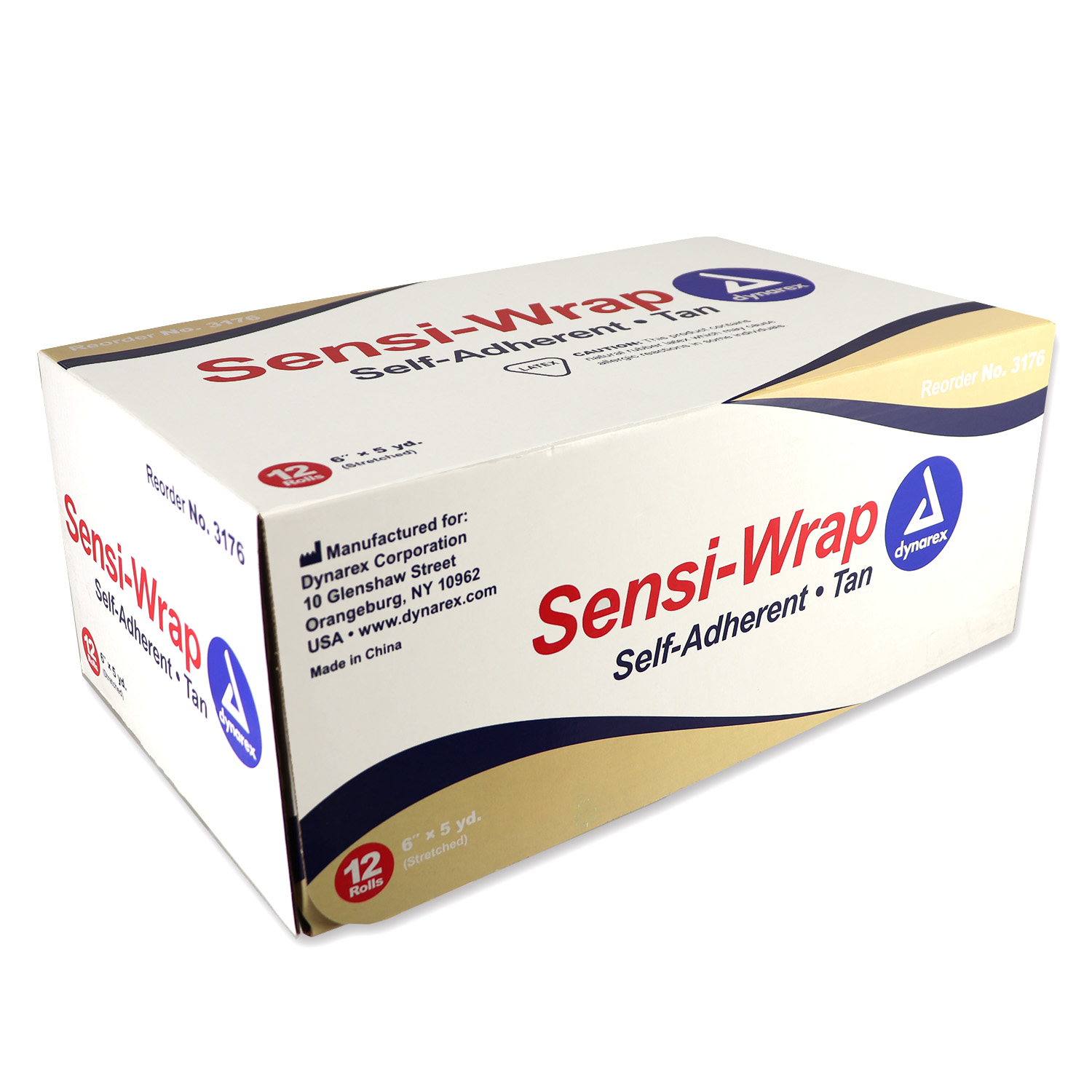 Dynarex Sensi-Wrap Bandage Rolls - 6" x 5 yd - 12 per box - Image 2