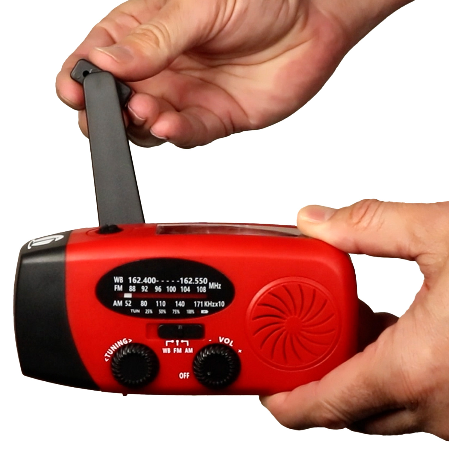 4 in 1 Dynamo Solar NOAA Weather Band Radio and Flashlight - Image 7