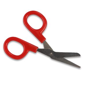 Alternative view of Kit scissors, 4", angled blades, 1 ea.