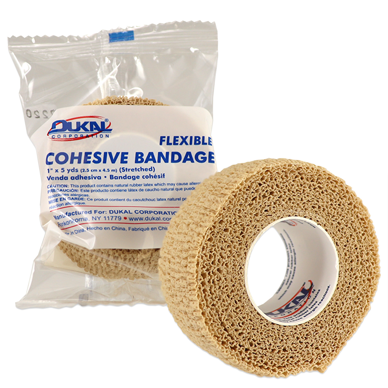 1" x 5 yd. Medi-Rip, self-adherent bandage, 1 per pack - Image 2
