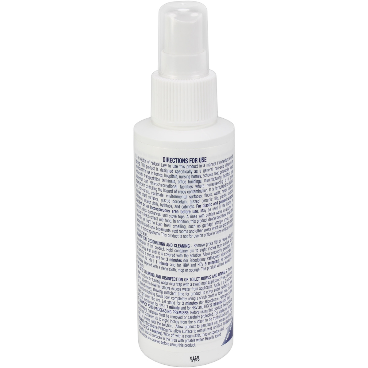Sanizide Plus environmental surface germicidal solution, 4 oz. plastic bottle with pump spray, 1 ea. - Image 2