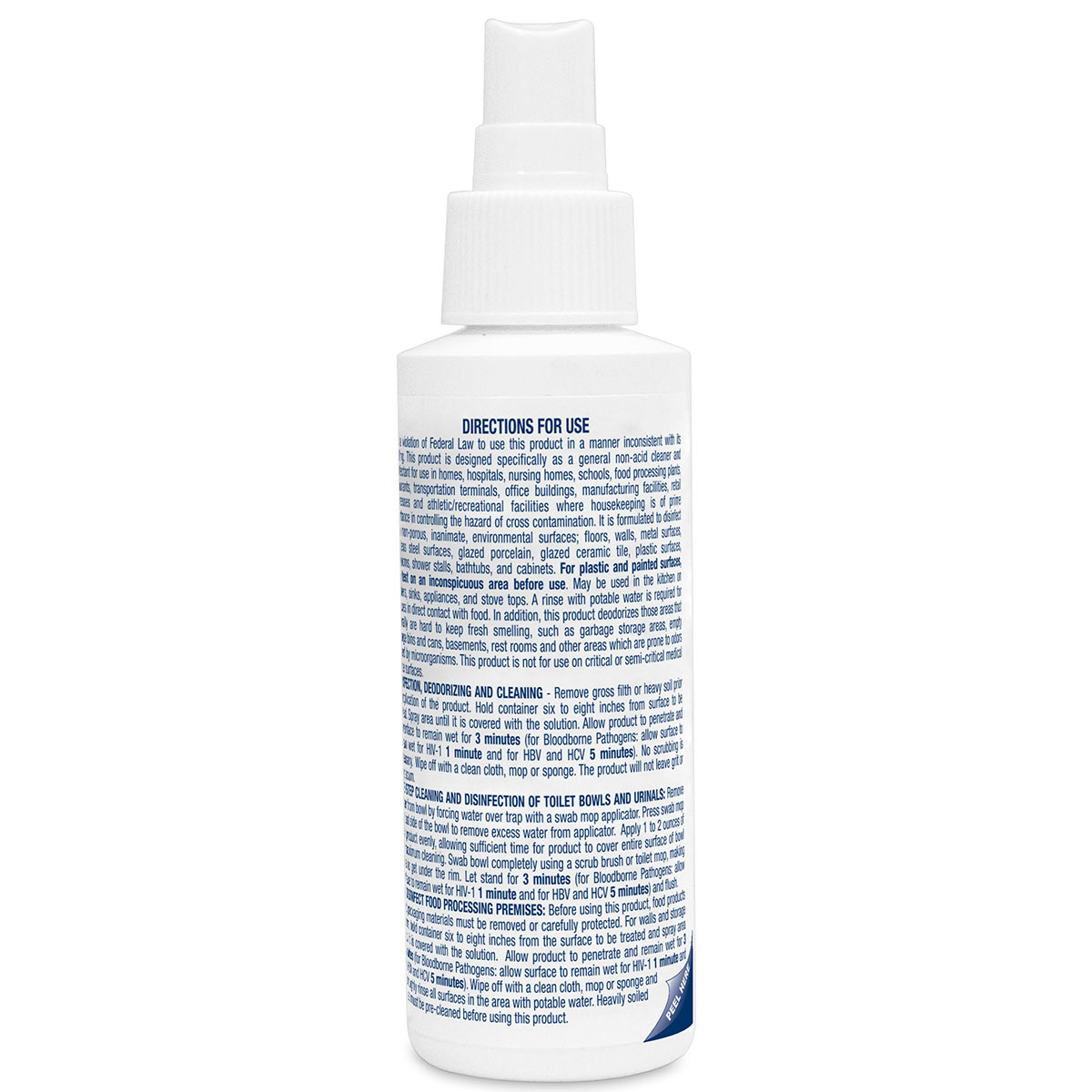 Sanizide Plus environmental surface germicidal solution, 4 oz. plastic bottle with pump spray, 1 ea. - Image 4