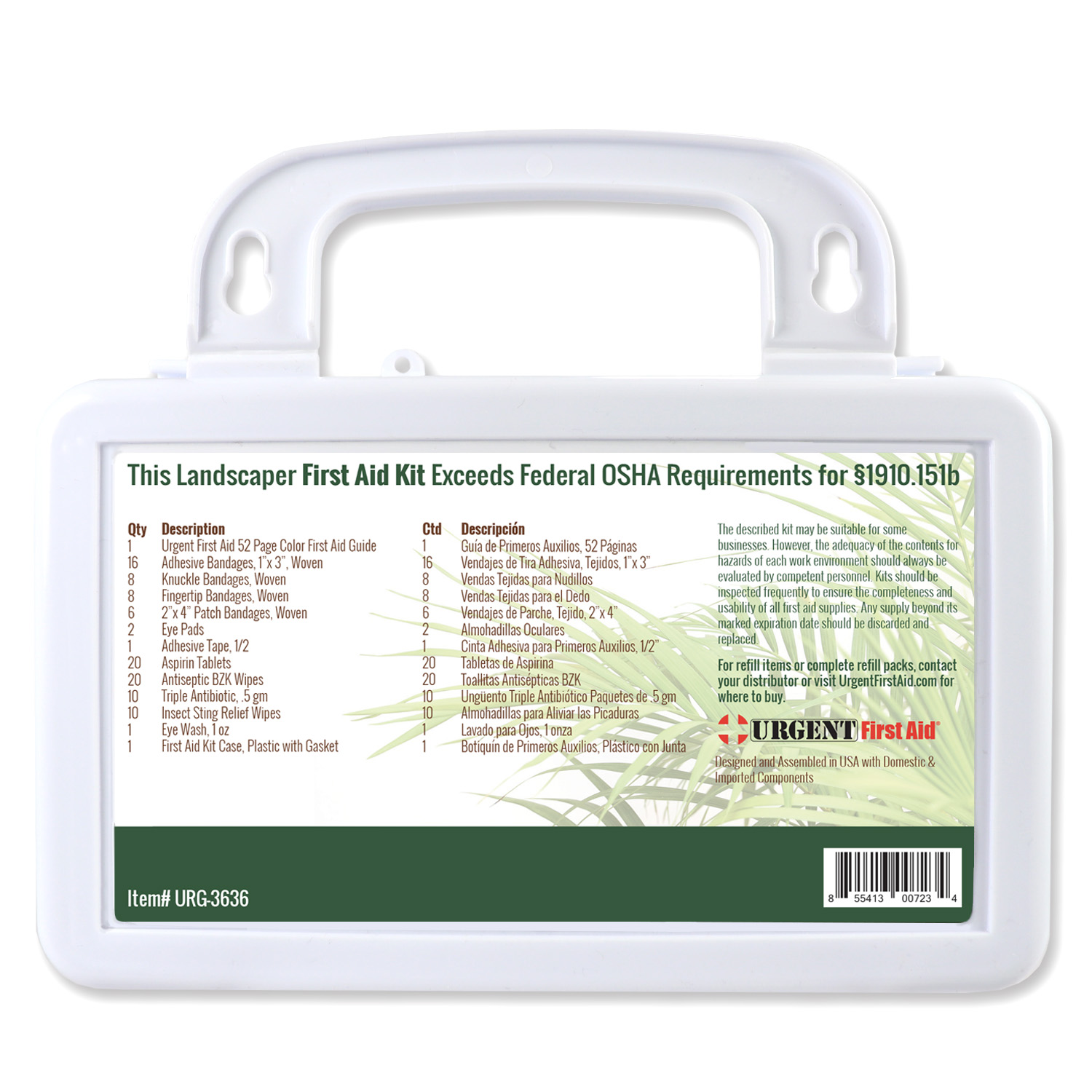 Landscaper's Kit - 10 Unit - 103 Piece - Plastic Case w/ Gasket - 1 Each - Image 3