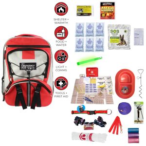 Alternative view of Deluxe Dog Survival Kit, Backpack
