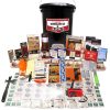 Hurricane emergency kit for 1 to 2 people in a 5-gallon bucket